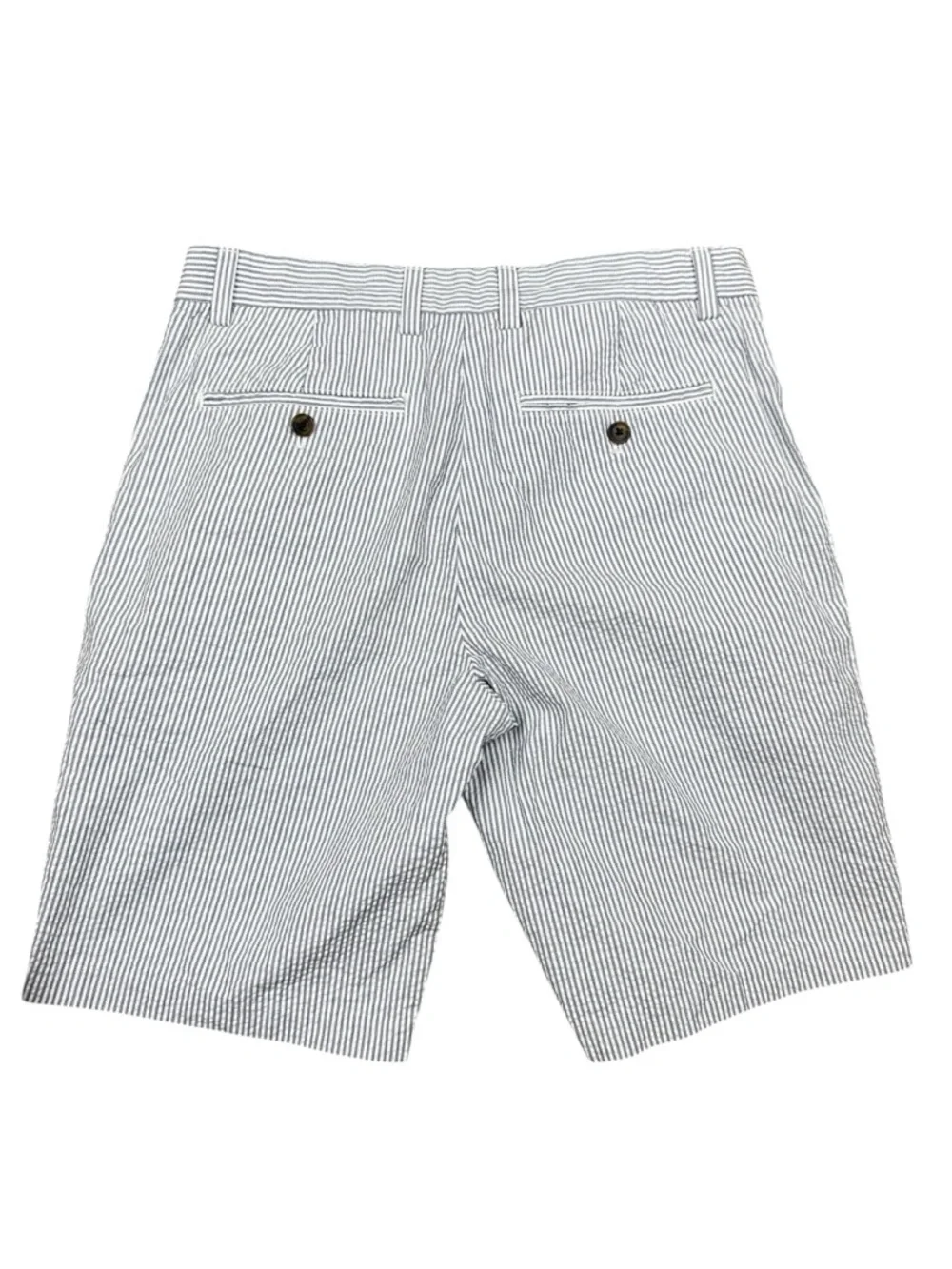 Banana Republic Aiden Short Blue & White Vertical Stripes Casual Size 30 Shorts - Picture 4 of 5